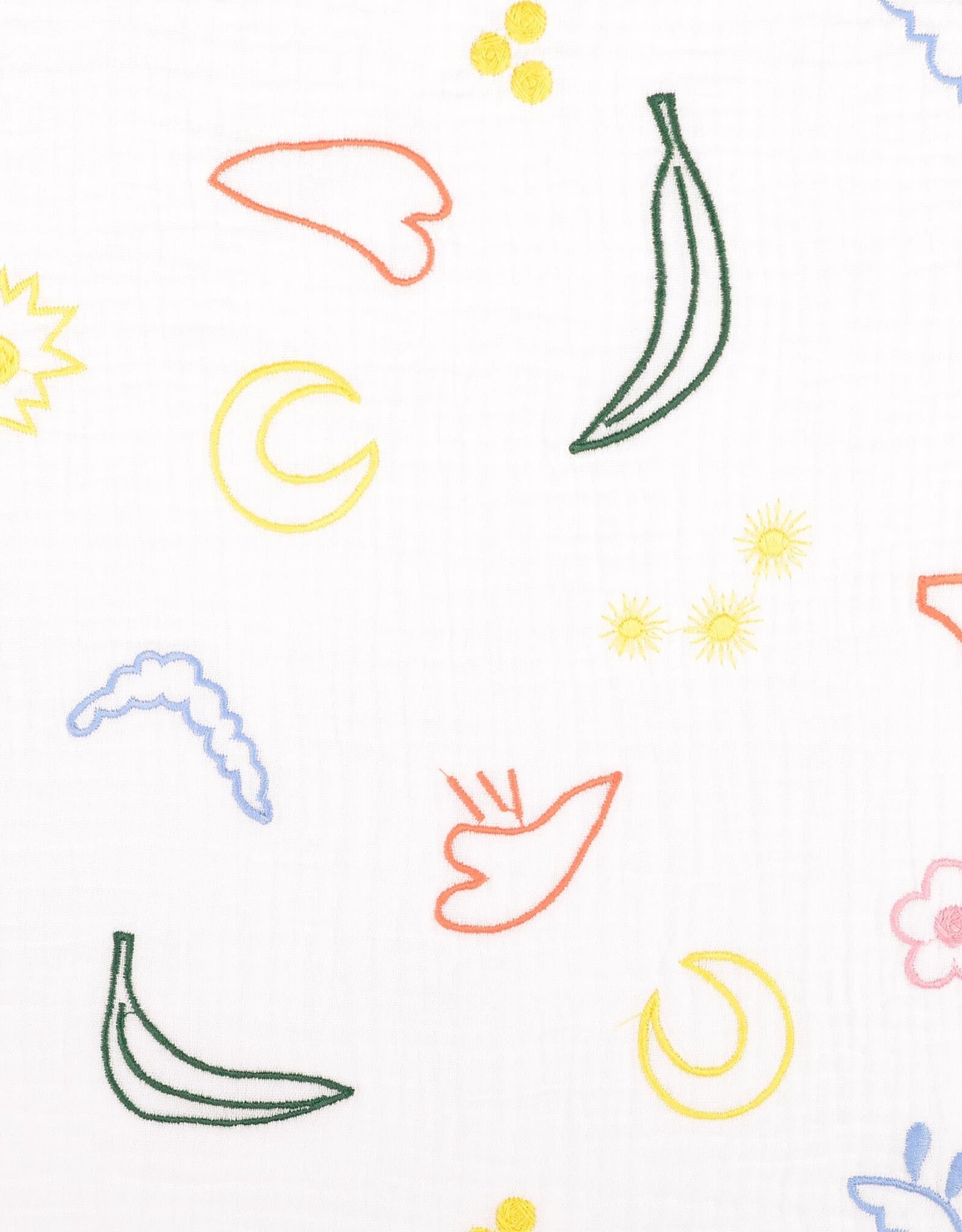 Double Gauze - Broderie - Symbols
