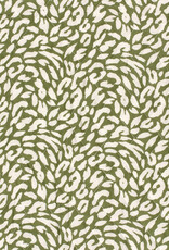 Stepper katoen - Leaves - Groen