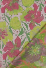 Jacquard Double - Lime Rose