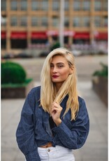 Fibre Mood Structuur Denim - Indigo