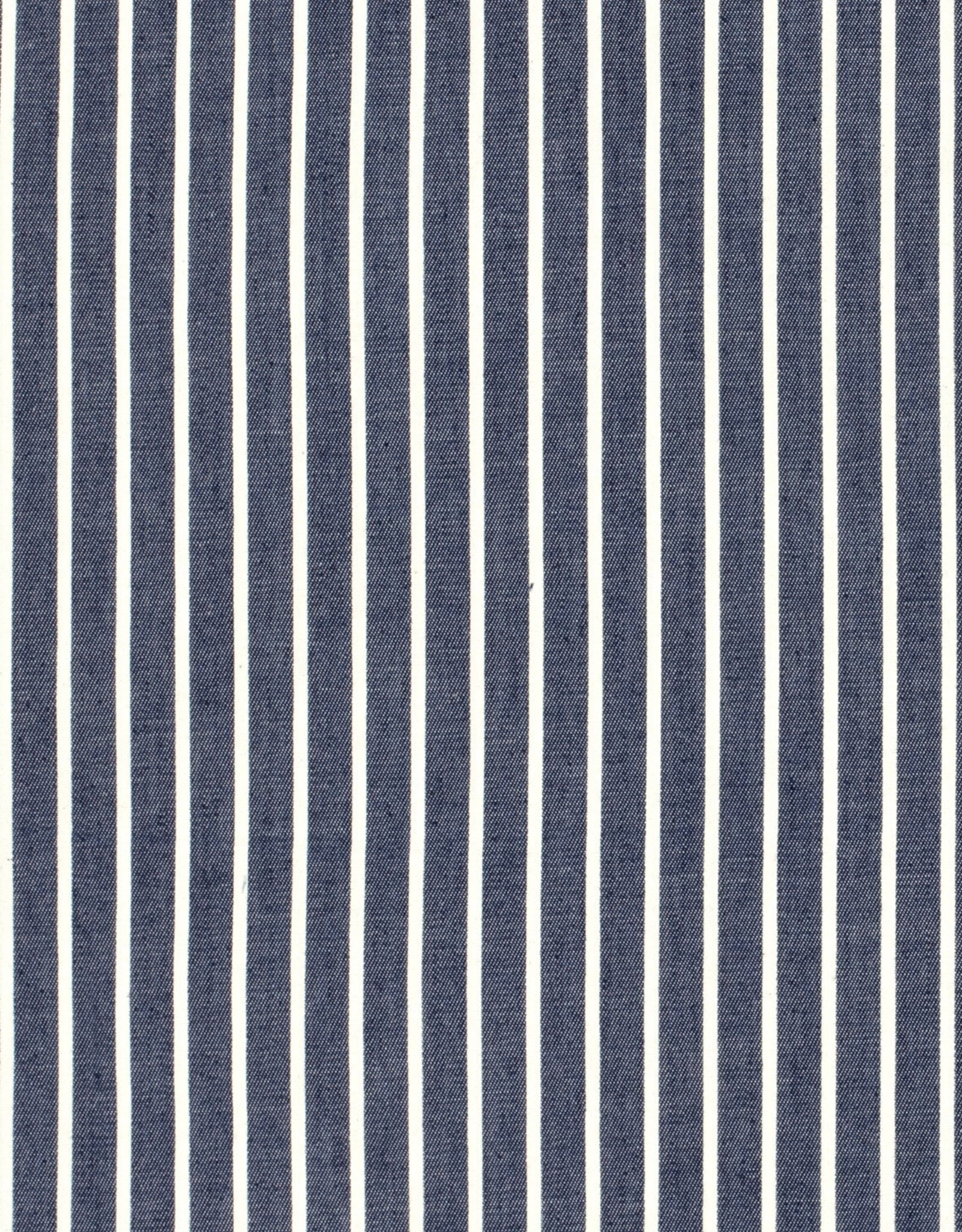 Chambray Jeans - Streep donker