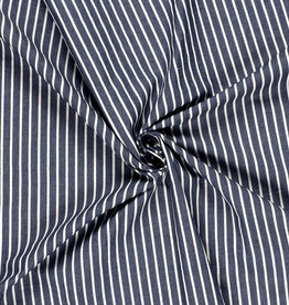 Chambray Jeans - Streep donker