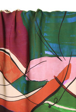 Atelier Jupe Viscose - Kleurrijke abstracte print