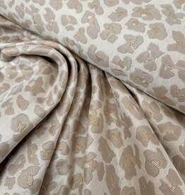 Jacquard - Crème & Gold - Panther