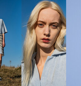 Fibre Mood Rekbare badstof - Spons - Dazzle - Blue