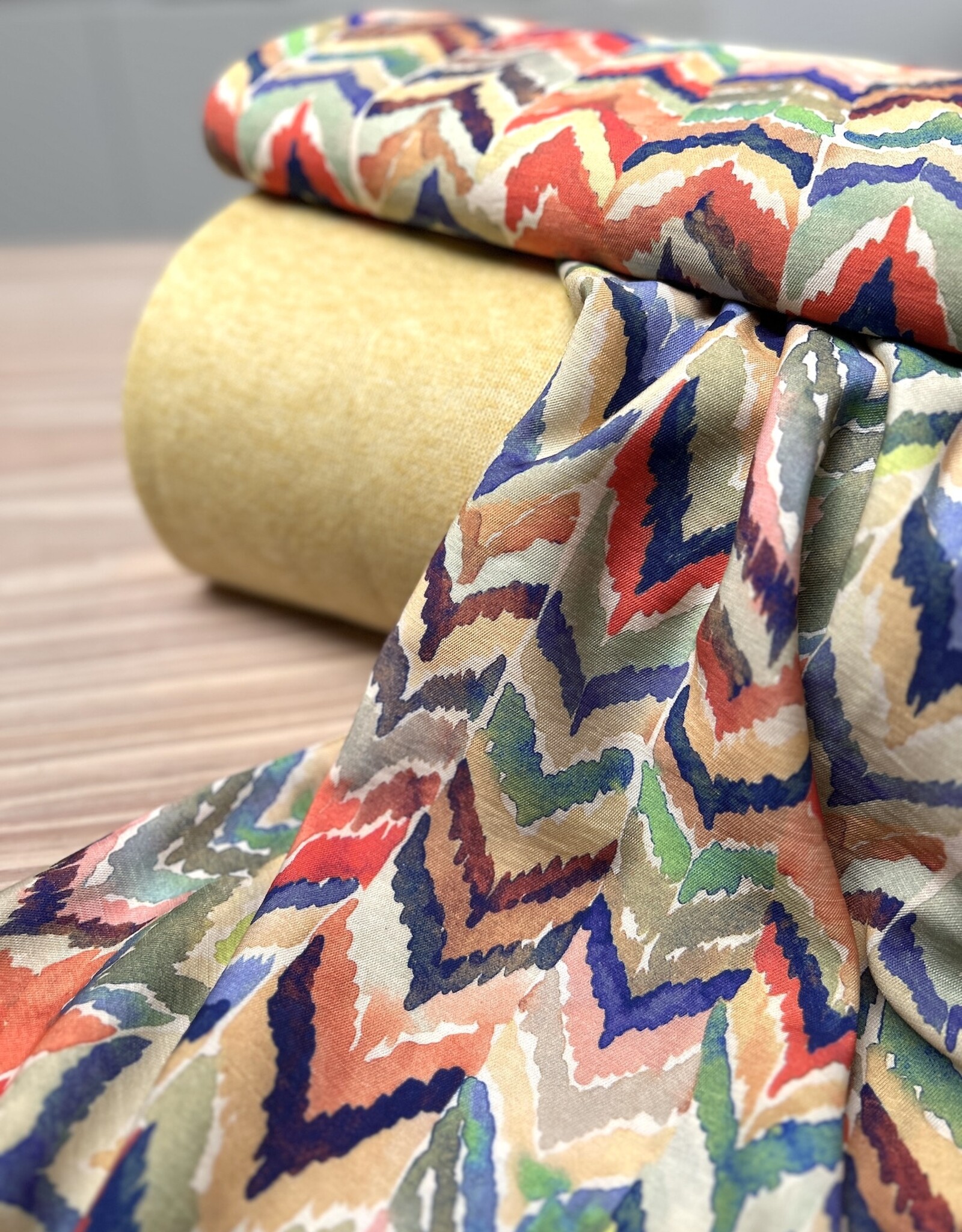 Woven viscose - Zig Zag