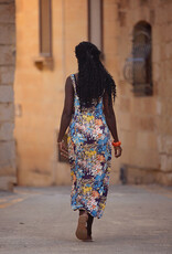 See You at Six Ecovero Viscose Rayon Satin - Wild Flowers