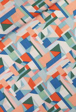 See You at Six Ecovero Viscose Rayon Satin - Cubistics See You at Six Ecovero Viscose Rayon Satin - Cubistics