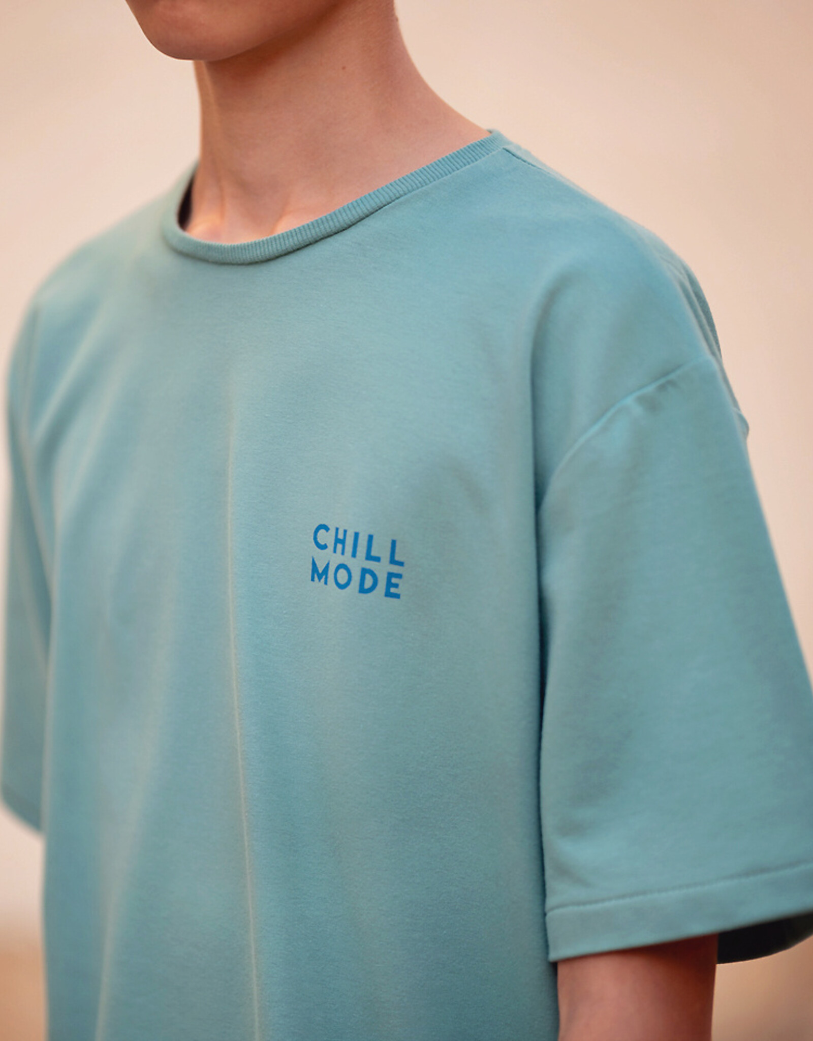 See You at Six Boordstof - Stoffig Turquoise