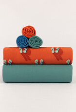 See You at Six Boordstof - Stoffig Turquoise