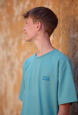 See You at Six French Terry - Effen - Stoffig Turquoise