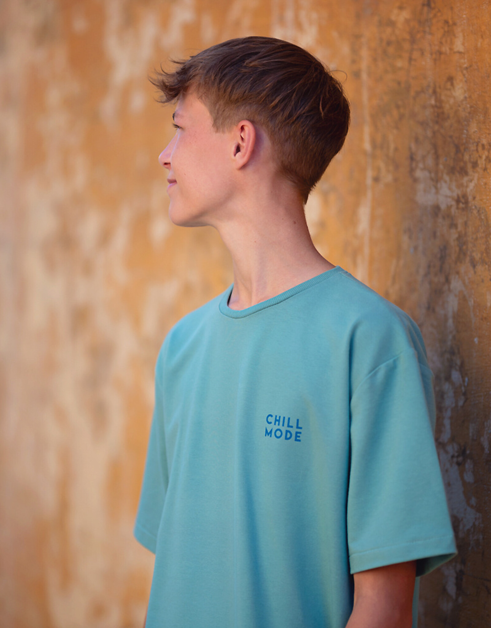 See You at Six French Terry - Effen - Stoffig Turquoise