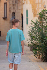 See You at Six French Terry - Effen - Stoffig Turquoise