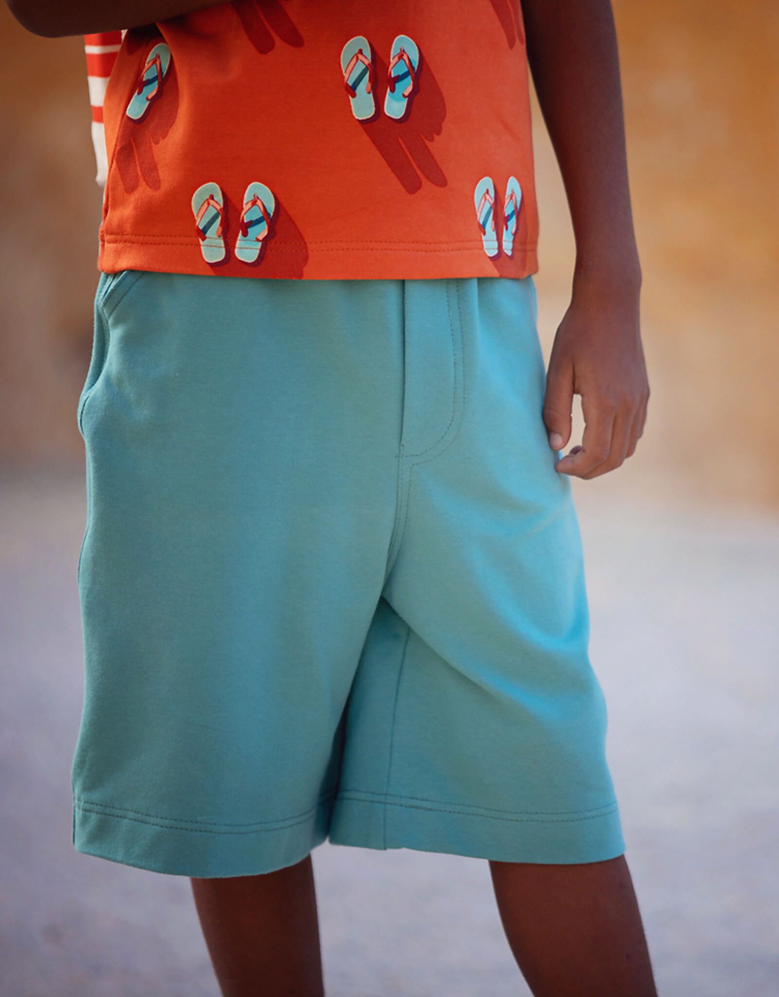 See You at Six French Terry - Effen - Stoffig Turquoise