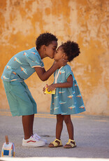 See You at Six French Terry - Effen - Stoffig Turquoise