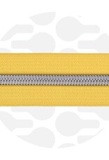 Rits Sunny Yellow - 1m - Nikkel