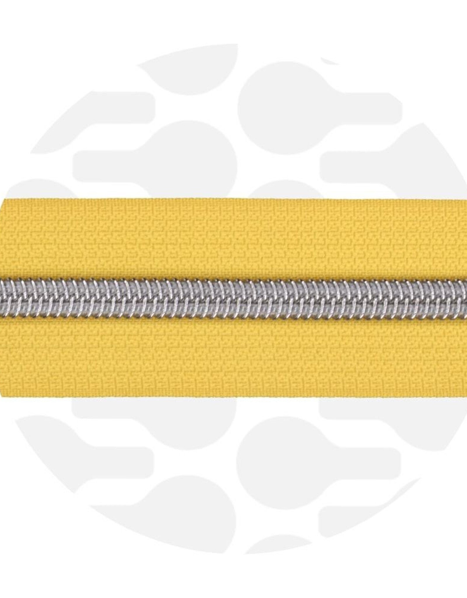 Rits Sunny Yellow - 1m - Nikkel
