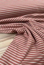 Tricot - Streepjes - Marsala