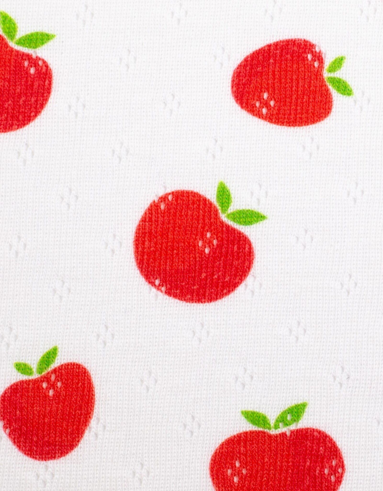 Pointelle Tricot - Apple