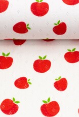 Pointelle Tricot - Apple