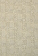 Structuur katoen Knit - Crème