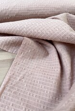 Voile structuur katoen - Poederrose