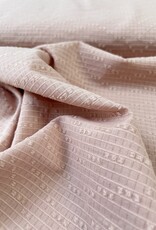 Voile structuur katoen - Poederrose