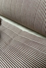 Stepper Double Gauze - Stripes Cacao