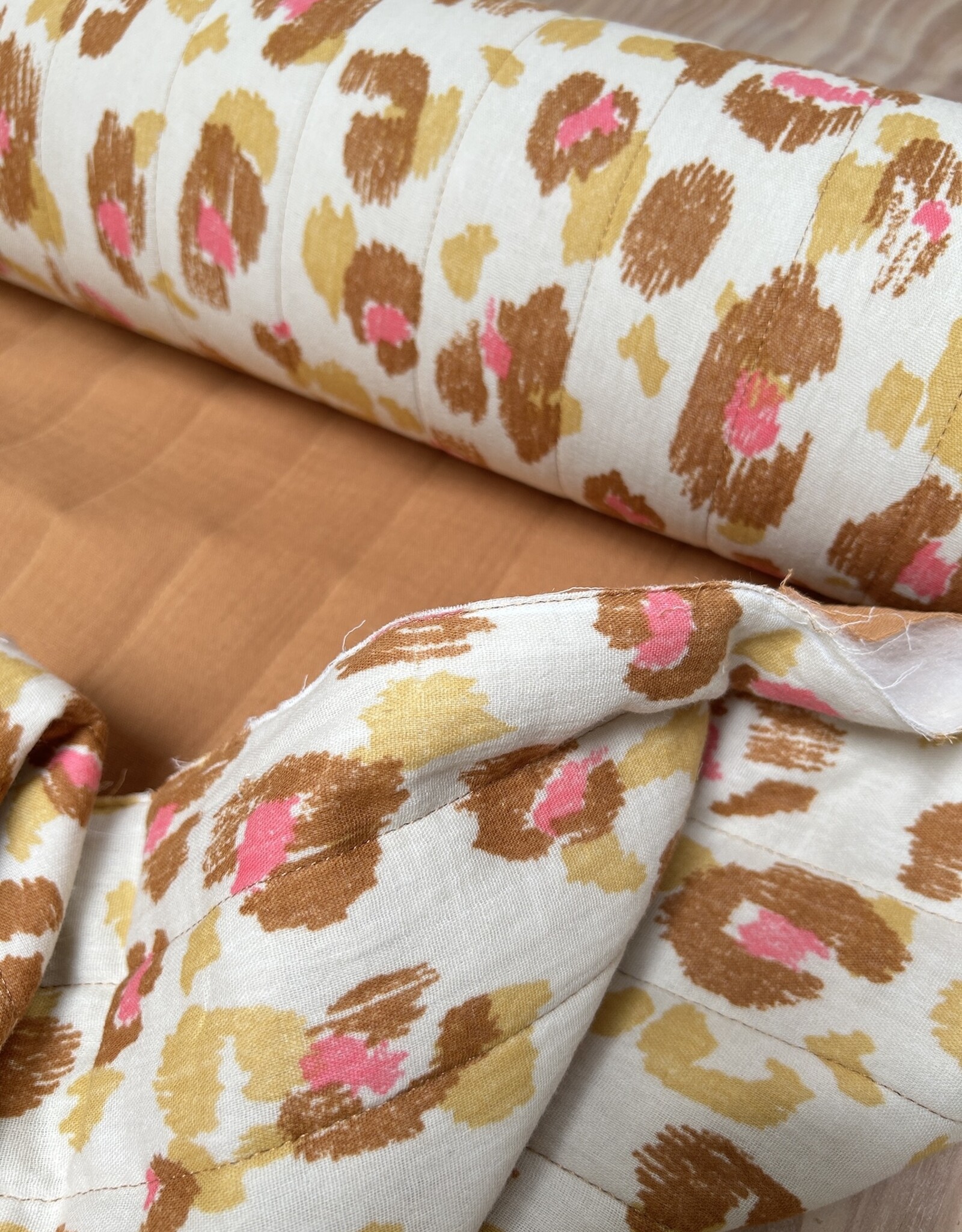 Stepper Double Gauze - Spots Leopard
