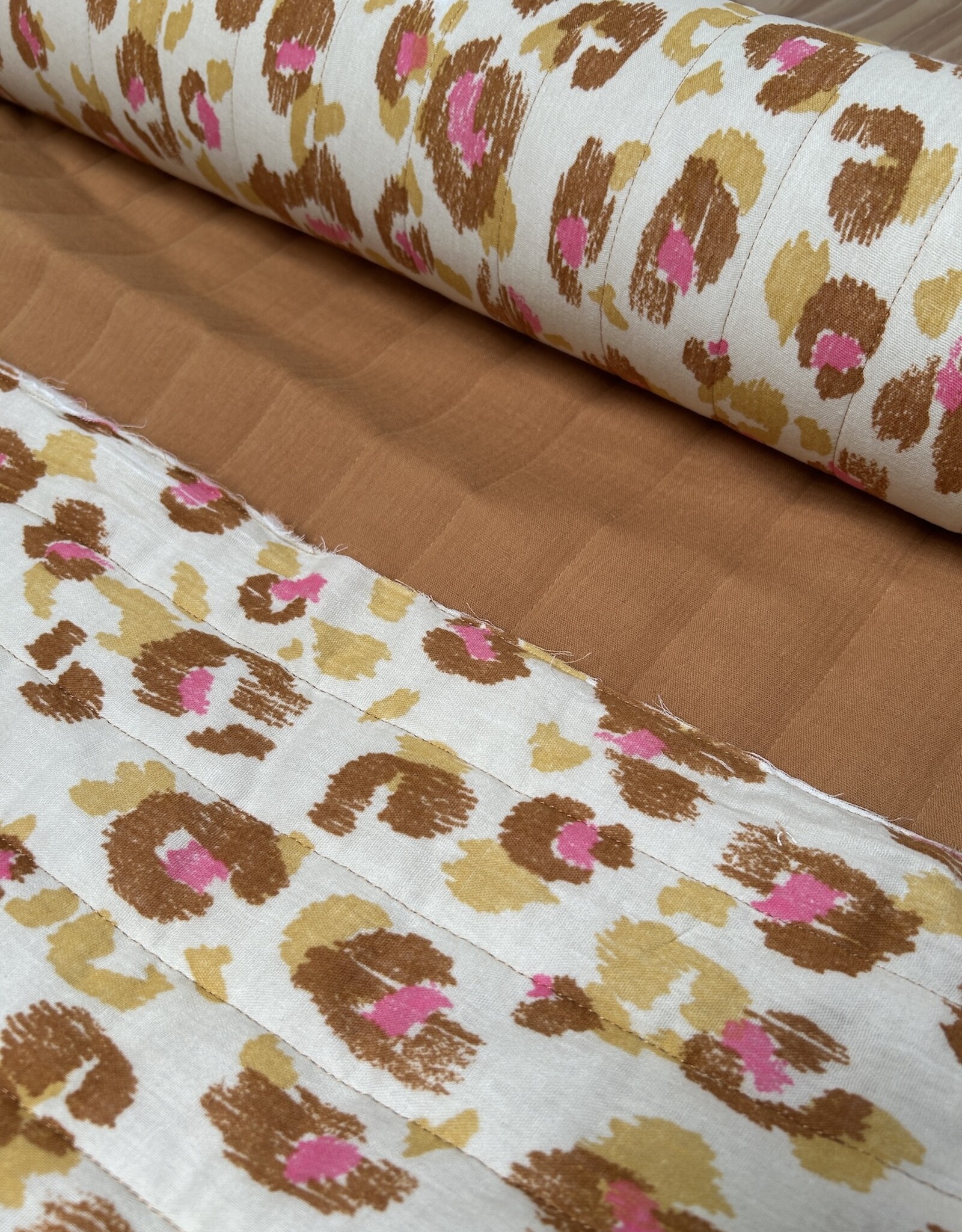 Stepper Double Gauze - Spots Leopard