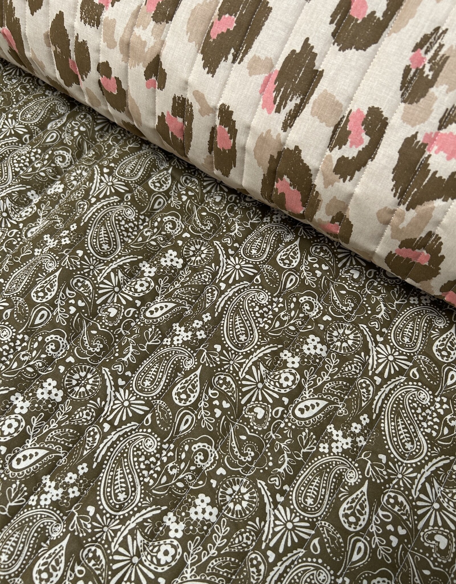 Stepper katoen - Leopard & Paisley