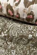 Stepper katoen - Leopard & Paisley