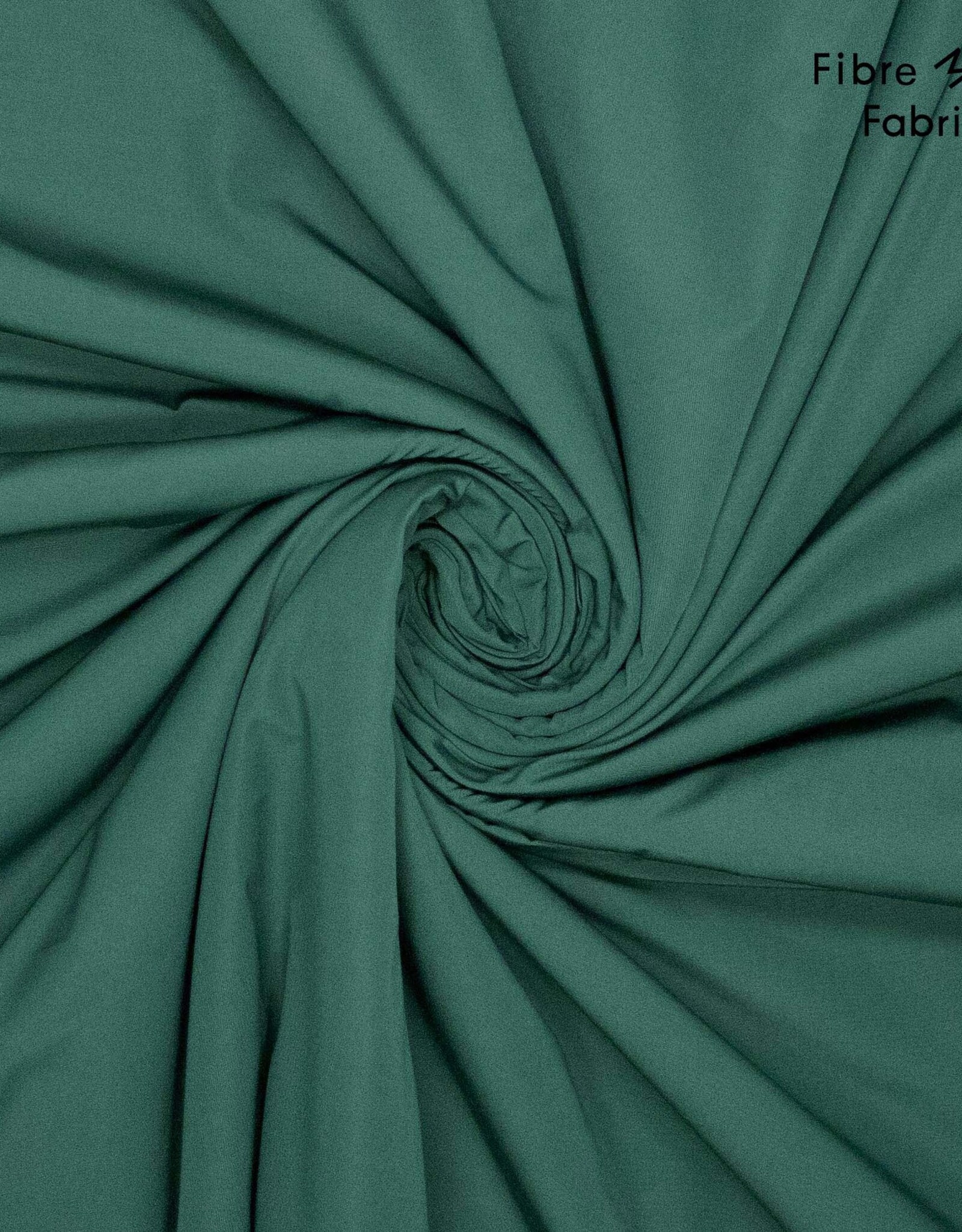 Crispy Katoen - Stone Washed - Dark green