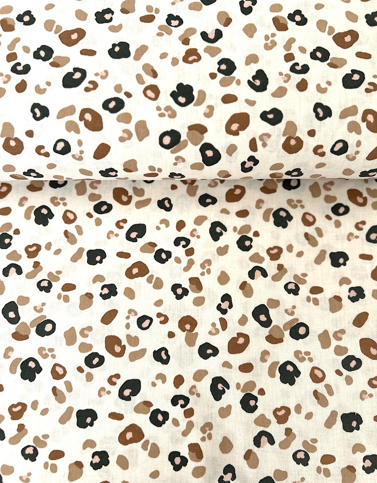 Katoen - Panter vlekjes