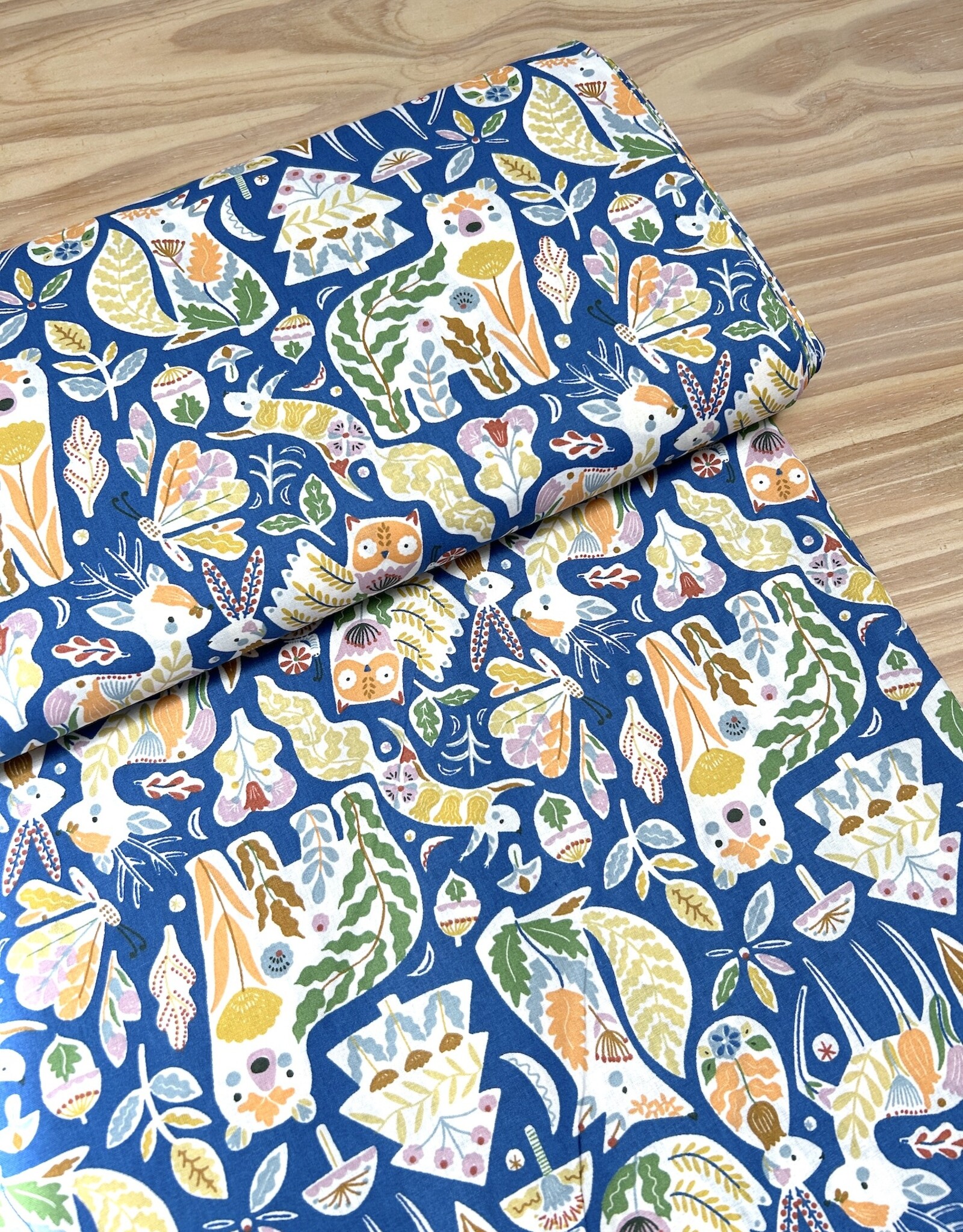 Katoen - Dieren Blauw