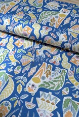 Katoen - Dieren Blauw