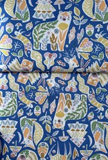 Katoen - Dieren Blauw