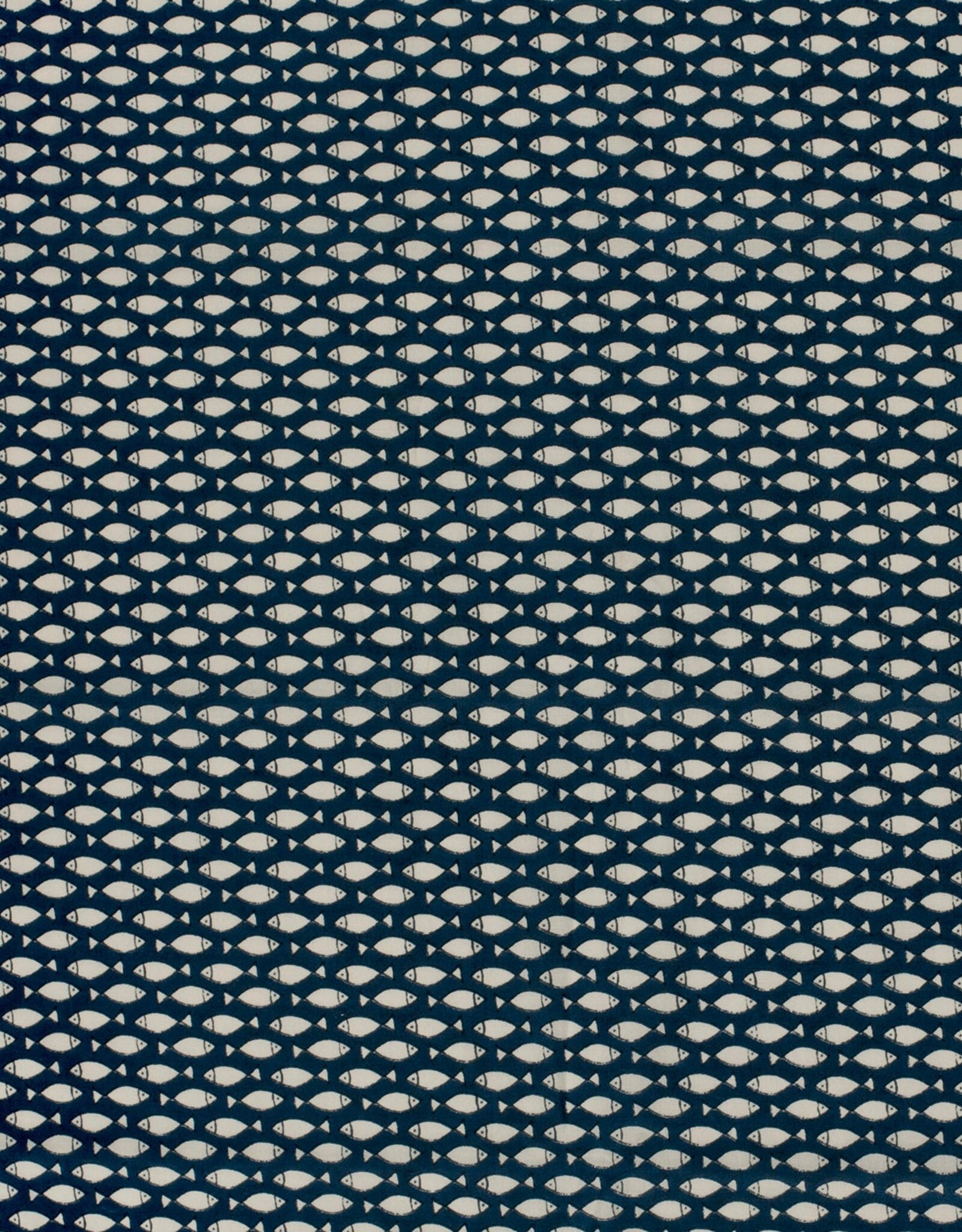 Voile Batik Katoen - Little Fish in the sea