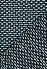 Voile Batik Katoen - Little Fish in the sea