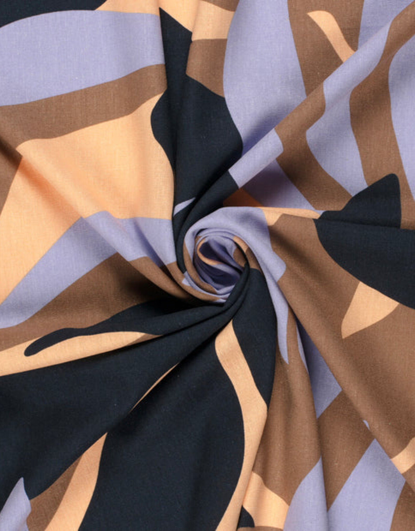 Viscose Linnen  - Bel Leaves - Lilac