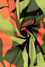Viscose Linnen  - Bel Leaves - Green