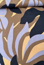 Viscose Linnen  - Bel Leaves - Lilac