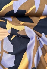 Viscose Linnen  - Bel Leaves - Lilac