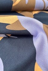 Viscose Linnen  - Bel Leaves - Lilac