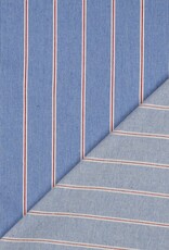 Jeans - Streepjes - Blauw Rood