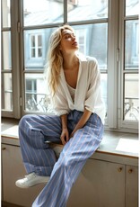 Jeans - Streepjes - Blauw Rood