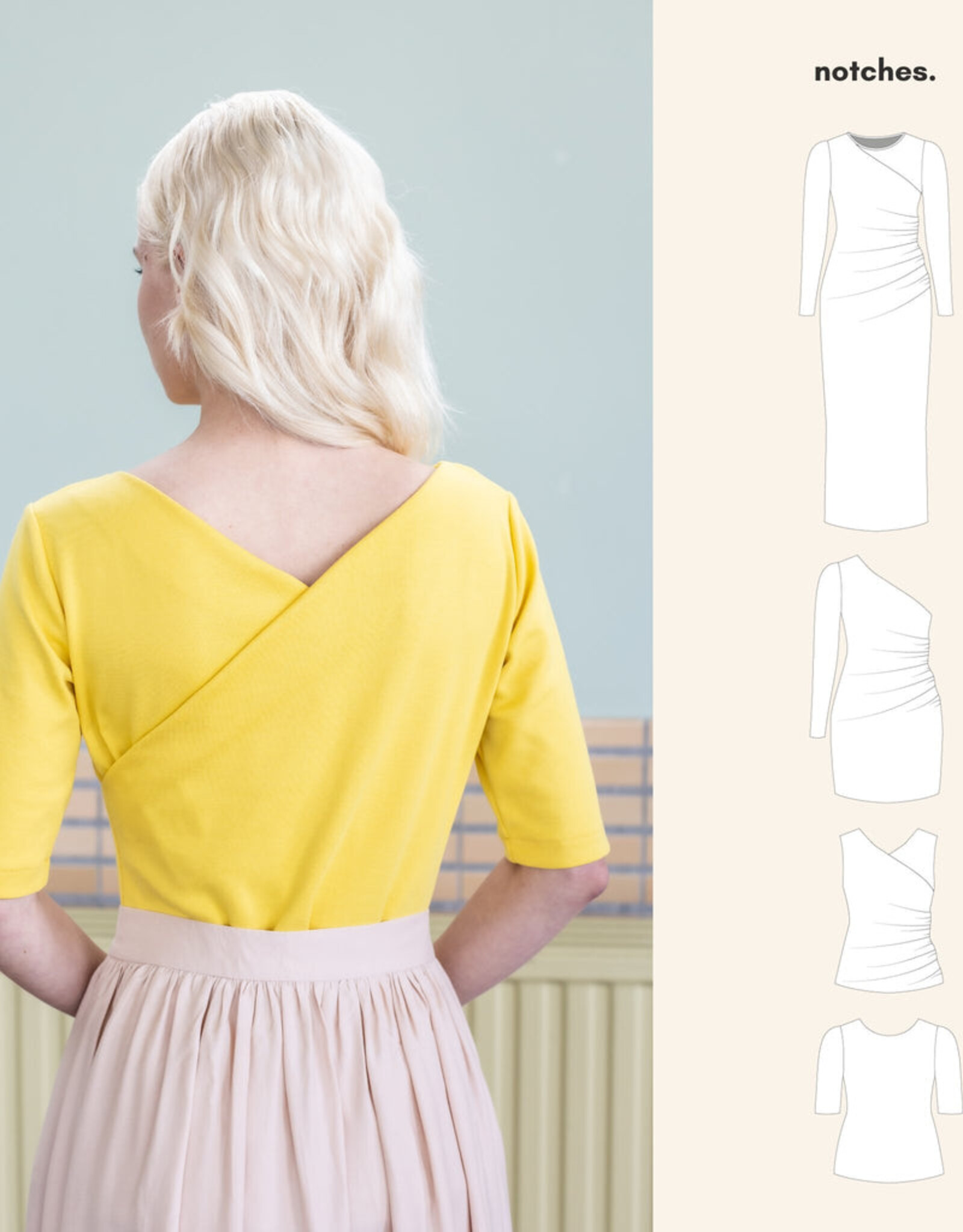 notches Patroon - Moriko -  Top & Jurk