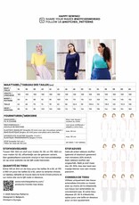 notches Patroon - Moriko -  Top & Jurk