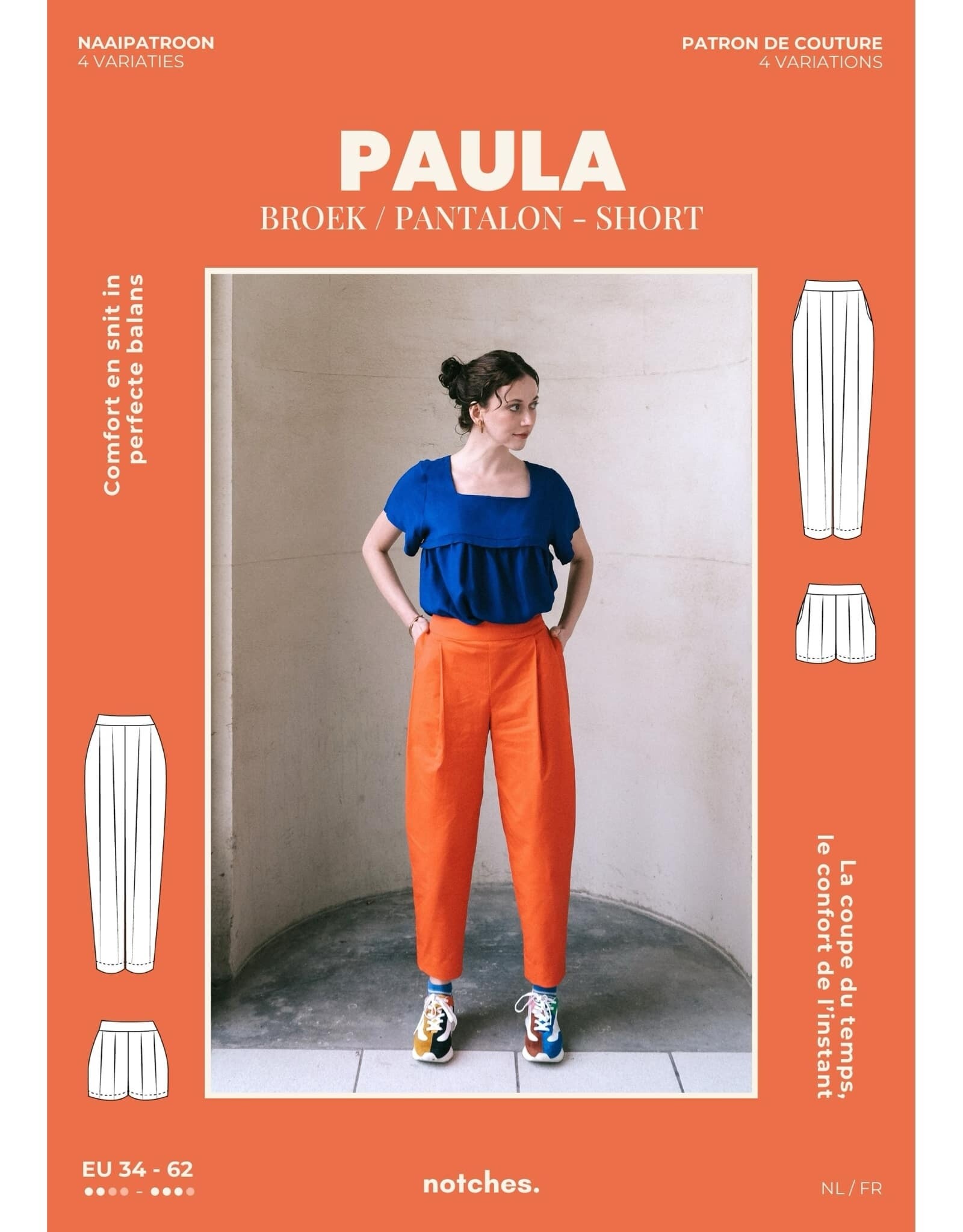 notches Patroon - PAULA broek & short