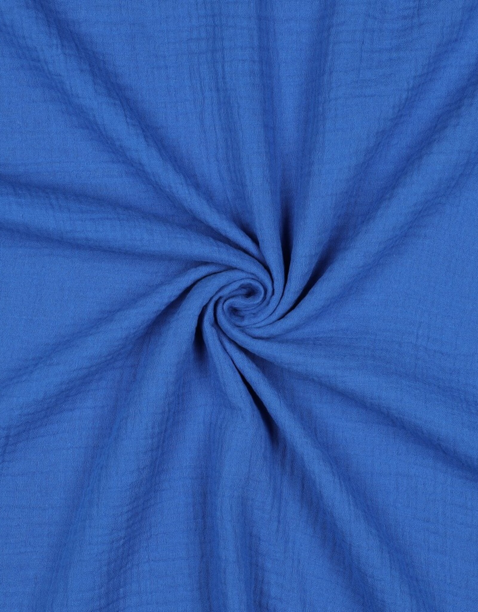 Double Gauze - Effen - Kobalt